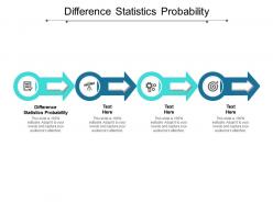 Difference statistics probability ppt powerpoint presentation file slide cpb