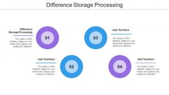 Difference Storage Processing Ppt Powerpoint Presentation File Show Cpb
