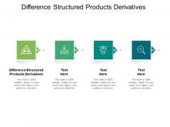 Difference structured products derivatives ppt powerpoint presentation template cpb