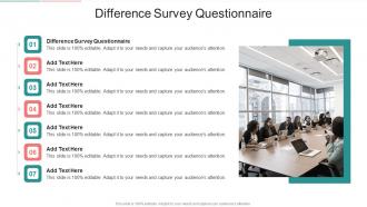 Difference Survey Questionnaire In Powerpoint And Google Slides Cpb