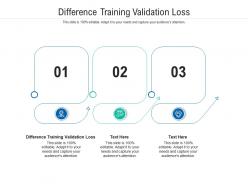 Difference training validation loss ppt powerpoint presentation pictures images cpb