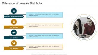 Difference Wholesale Distributor In Powerpoint And Google Slides Cpb