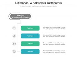 Difference wholesalers distributors ppt powerpoint presentation model images cpb