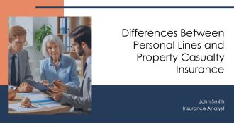 Differences Between Personal Lines And Property Casualty Insurance PPT PowerPoint AT