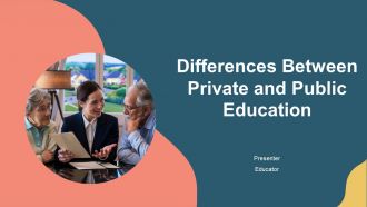 Differences Between Private And Public School Education PPT Outline AT