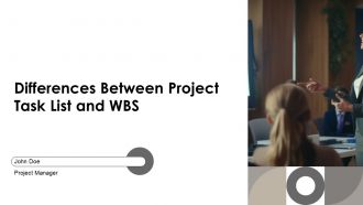 Differences Between Project Task List And WBS PPT Example AT