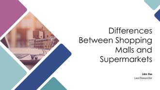 Differences Between Shopping Malls And Supermarkets PPT PowerPoint AT