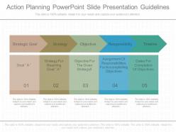 Different Action Planning Powerpoint Slide Presentation Guidelines