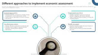 Different Approaches To Implement Economic Assessment