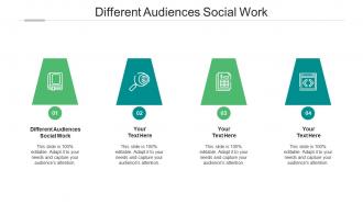 Different audiences social work ppt powerpoint presentation gallery images cpb