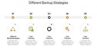 Different backup strategies ppt powerpoint presentation file vector cpb