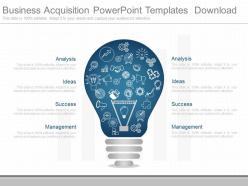 Different business acquisition powerpoint templates download