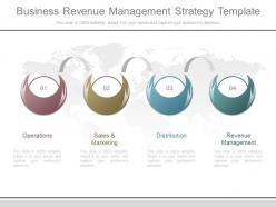 Different business revenue management strategy template