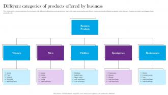 Different Categories Of Products Offered By Business Comprehensive Guide For Global
