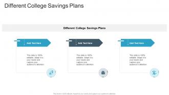 Different College Savings Plans In Powerpoint And Google Slides Cpb