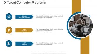 Different Computer Programs In Powerpoint And Google Slides Cpb