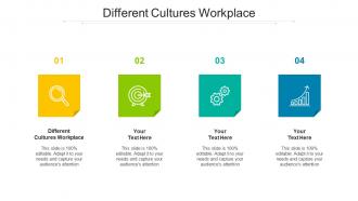 Different Cultures Workplace Ppt Powerpoint Presentation Ideas Vector Cpb