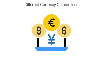 Different Currency Colored Icon In Powerpoint Pptx Png And Editable Eps Format