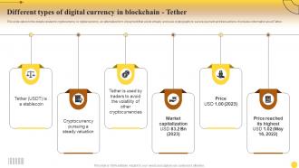 Different Currency In Blockchain Tether Comprehensive Cryptocurrency Investments Fin SS