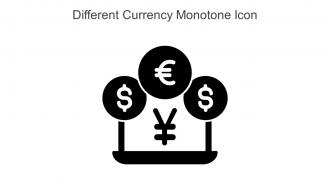 Different Currency Monotone Icon In Powerpoint Pptx Png And Editable Eps Format