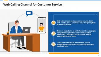 Different Customer Service Channels Edu Ppt