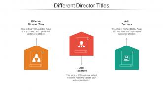 Different Director Titles Ppt Powerpoint Presentation Show Layout Cpb