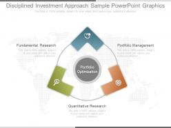 Different disciplined investment approach sample powerpoint graphics