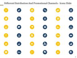 Different distribution and promotional channels powerpoint presentation slides
