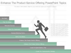 Different enhance the product service offering powerpoint topics