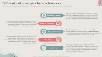 Different Exit Strategies For Spa Business Ideal Image Medspa Business BP SS