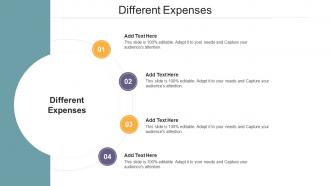 Different Expenses In Powerpoint And Google Slides Cpb