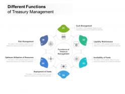 Different functions of treasury management