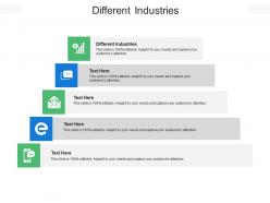 Different industries ppt powerpoint presentation infographic template sample cpb