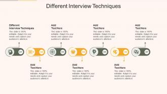 Different Interview Techniques In Powerpoint And Google Slides Cpb