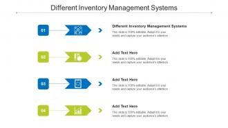 Different Inventory Management Systems Ppt Powerpoint Presentation Gallery Cpb