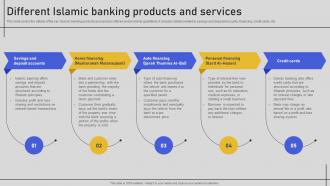 Different Islamic Banking Products And Services Comprehensive Overview Fin SS V