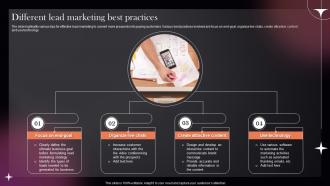 Different Lead Marketing Best Practices