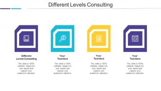 Different Levels Consulting Ppt Powerpoint Presentation Visual Aids Summary Cpb