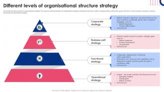 Different Levels Of Organisational Structure Strategy