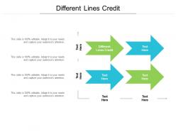Different lines credit ppt powerpoint presentation styles grid cpb