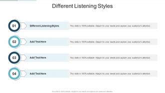 Different Listening Styles In Powerpoint And Google Slides Cpb