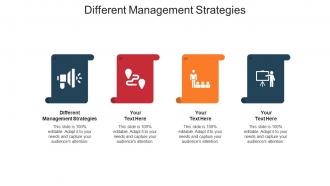 Different management strategies ppt powerpoint presentation inspiration good cpb