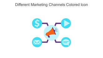 Different Marketing Channels Colored Icon In Powerpoint Pptx Png And Editable Eps Format