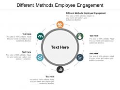 Different methods employee engagement ppt powerpoint presentation show cpb