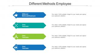 Different Methods Employee Ppt Powerpoint Presentation Layouts Grid Cpb