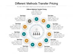 Different methods transfer pricing ppt powerpoint presentation portfolio smartart cpb