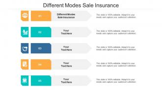Different modes sale insurance ppt powerpoint presentation infographics slide portrait cpb