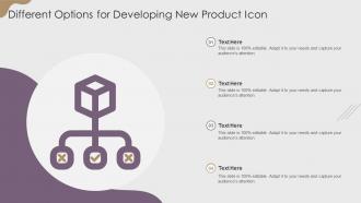 Different Options For Developing New Product Icon