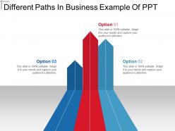 Different paths in business example of ppt