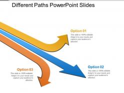 Different paths powerpoint slides